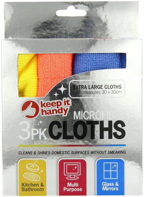 BUZZ MICROFIBRE CLOTHS 3/PK. OL320499