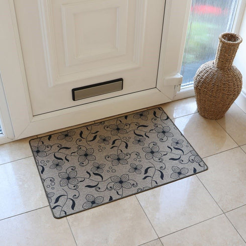 Elegance Flower Mat - JVL Indoor 75x50cm | 01-200