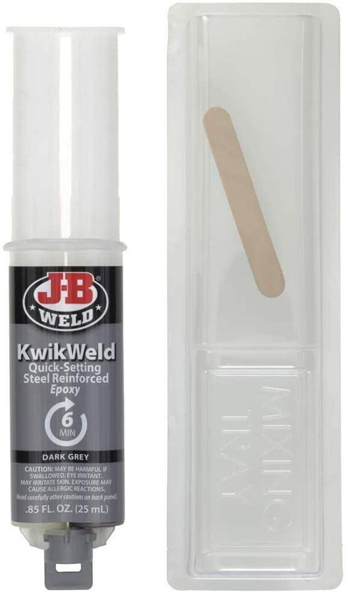 Steel Epoxy Glue - J-B Weld 6 Minute Weld Syringe 50101UK