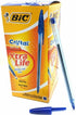PACK OF 50 BIC CRISTAL BALL PENS BLUE. BIC5130BLUE_50