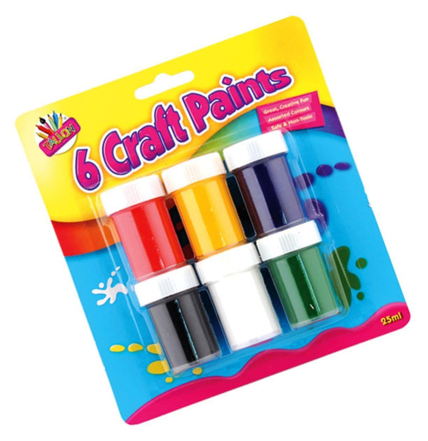Craft Paint Pots - TALLON 6-Pack TA5457 for Creative Projects
