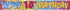 18th Birthday Banner - Happy 18th Foil Decoration 12FT UNI90020T