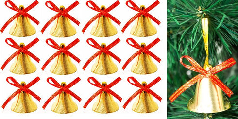 12 CHRISTMAS BELL DECORATIONS. HBC007
