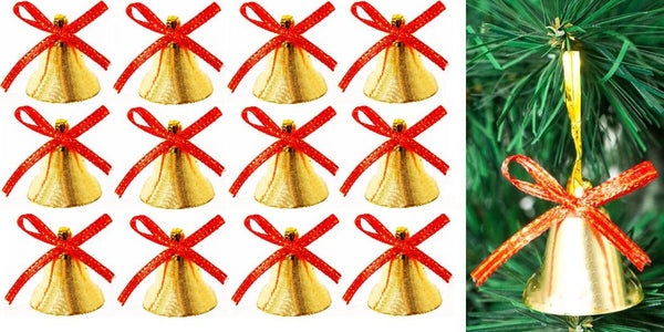 12 CHRISTMAS BELL DECORATIONS. HBC007