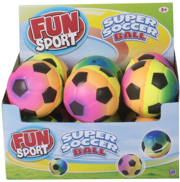 Soft Rainbow Soccer Ball - Fun Sport 4 Inch Play Ball
