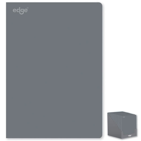 Grey Softcover Notebook - EDGE A4 80 GSM 160 Pages