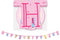 BIRTHDAY PINK BANNER PRINCESS FAIRY. 5792