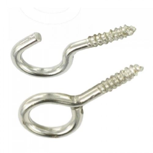 Nickel Plated Hooks Eyes - FAST PAK VALUE 6739, 40-Piece Set