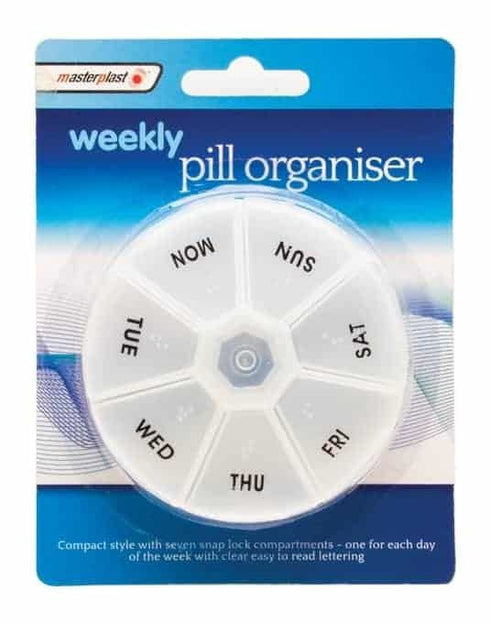 Masterplast Pill Organizer MP1118 - Compact & Secure Medication Storage