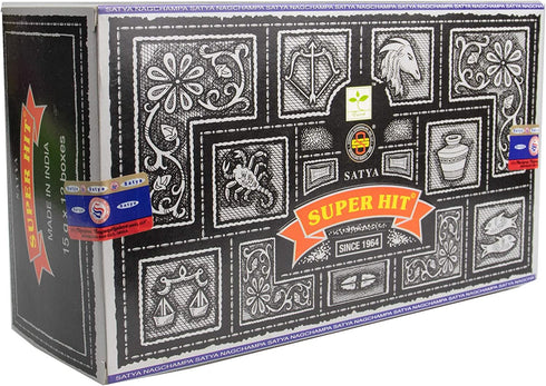 Satya Super Hit Incense Sticks 15g - Pack of 12