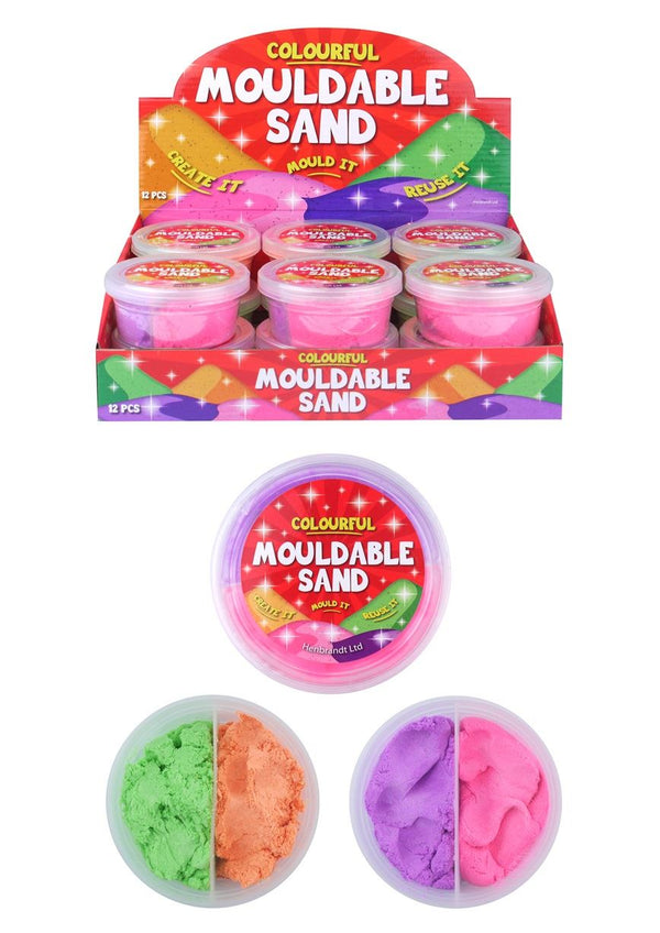 Mouldable Sand Putty - Colorful 130g Play Set N14325