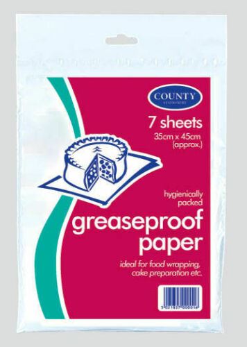 Greaseproof Baking Sheets - COUNTY 7 Pack C1 for Bakers