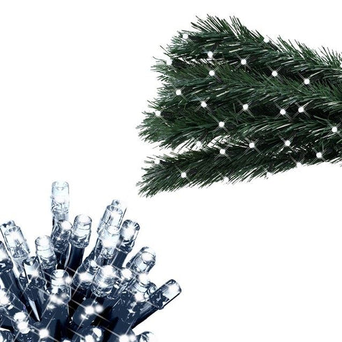 THE CHRISTMAS WORKSHOP 200 BRIGHT WHITE LED CHASER CHRISTMAS LIGHTS 13.9 M. BML77470