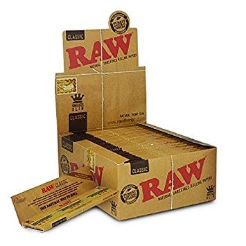 Organic Hemp Rolling Papers - RAW King Size Slim 50/Pack