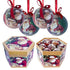 75MM POLYFOAM SHINY BAUBLES SANTA. 513121