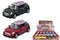 Mini Cooper Toy Car - KINSMART Die Cast with Union Jack Roof 13cm