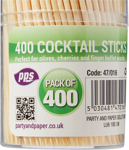 Cocktail Toothpicks - PPS PARTY STICKS 400/PK PPS47016