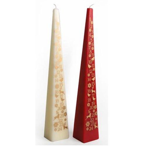 33CM ADVENT CANDLE RED COLOUR ONE SEND. XM2107R
