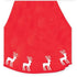 CHRISTMAS RED TREE SKIRT. SKRT