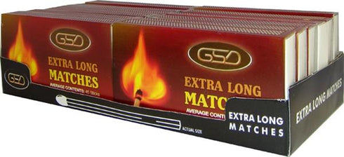 Extra Long Matches - GSD 12 Pack KD11262 for Safe Lighting