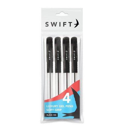 Luxury Gel Pens - SWIFT SOFT GRIP 4-Pack | P3096