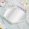 Hexagon Mirror Tray Silver 33cm - Elegant Decor Accent | LP47999