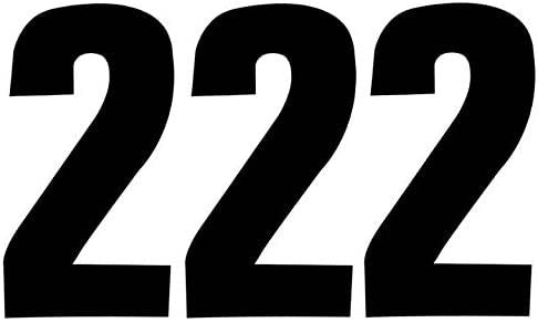 Self Adhesive Number 2 - Black, 75mm, 3-Pack | STARPACK 72639