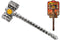 War Hammer Toy - Battle Field Knight Hammers 38cm TY0762