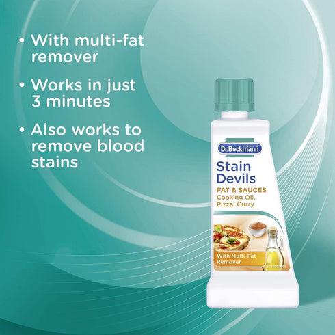 Stain Remover - Dr Beckmanns Devils for Oil, Fat, Blood & More 50ML