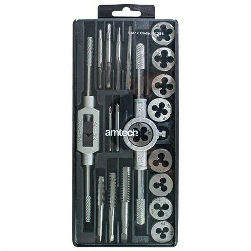 Metric Tap Die Set - AMTECH 20 Pieces Assortment S1256