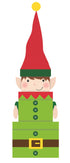 CHRISTMAS PARTY ELF GIFT BOX 3/SET. EWX23481BX