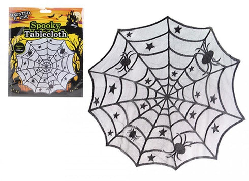 HAUNTED HOUSE SPOOKY TABLE CLOTH 100CM. PI975097