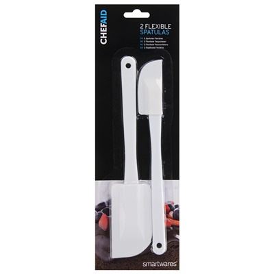 Flexible Spatulas Set - CHEF AID 2/PK for Versatile Cooking 10E00882
