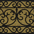 Scraper Door Mat - JVL Woven Tuffscrape 45x75cm Scroll Design