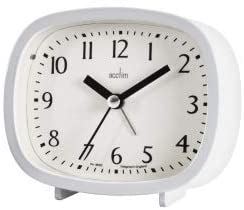 ACCTIM HILDA ANALOGUE BLACK ALARM CLOCK. AC15900