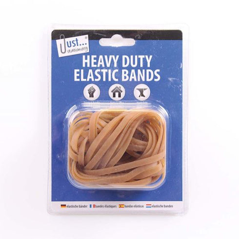 JUST STATIONERY HEAVY DUTY ELASTIC BANDS. TA6245