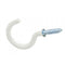 White Cup Hooks - FAST PAK VALUE 3196 PVC 5-Pack