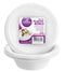 ALL SEASONS WHITE PLASTIC BOWLS 15CM 6 12/PK. Z66326