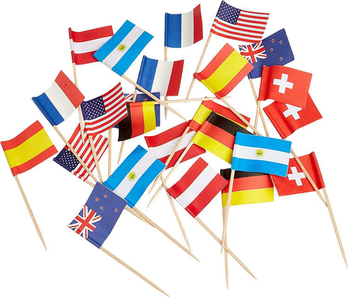 500 PARTY PICKS 8CM NATIONS. 16690