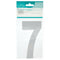 Wheelie Bin Stickers - ASHLEY NO. 7 Number 2/PK KS517