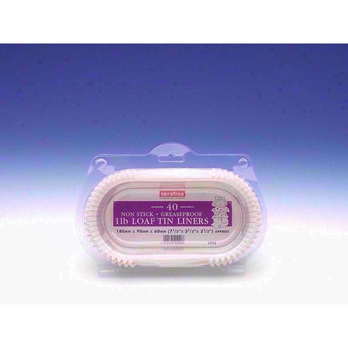Loaf Tin Liners 1lb Pack of 40 - Perfect Baking Essentials