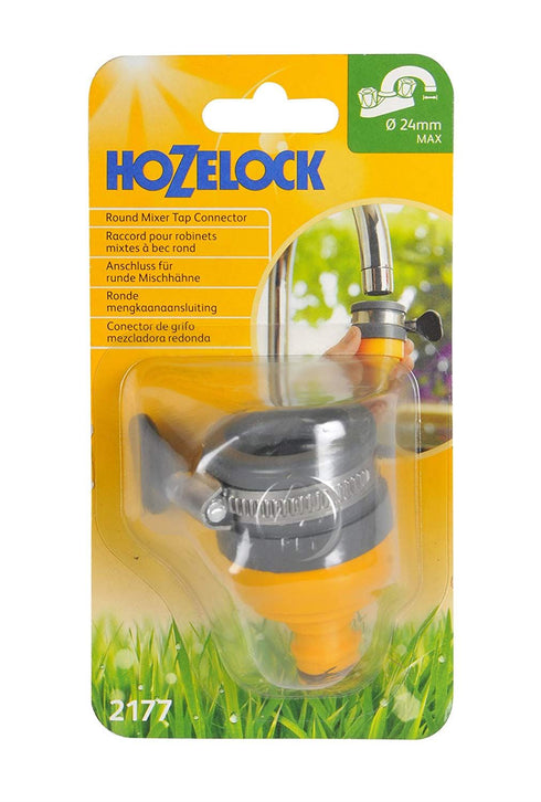 Mixer Tap Connector - HOZELOCK ROUND for 24MM Diameter 2177P9000
