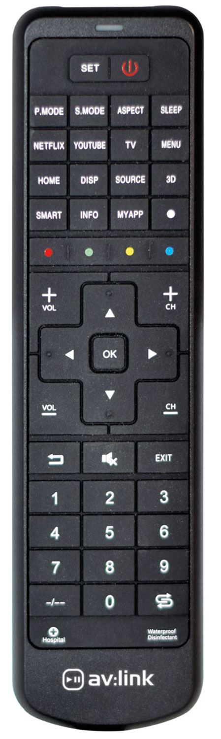 Universal TV Remote - AV LINK Rugged Control 149.507UK