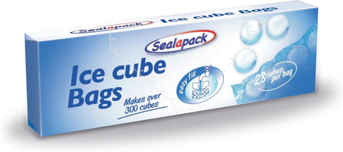 Ice Cube Bags - SEALAPACK 12 Pack SAP1027D for Easy Freezing
