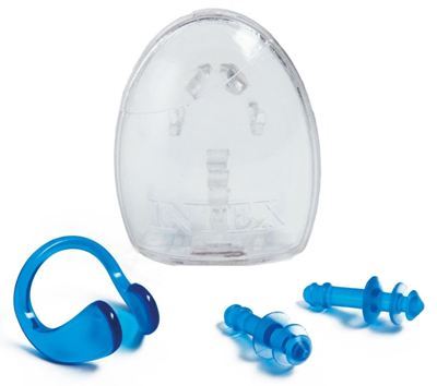 Swimming Ear Plugs & Nose Clip Set - TY721 with Case for Pool & Sea