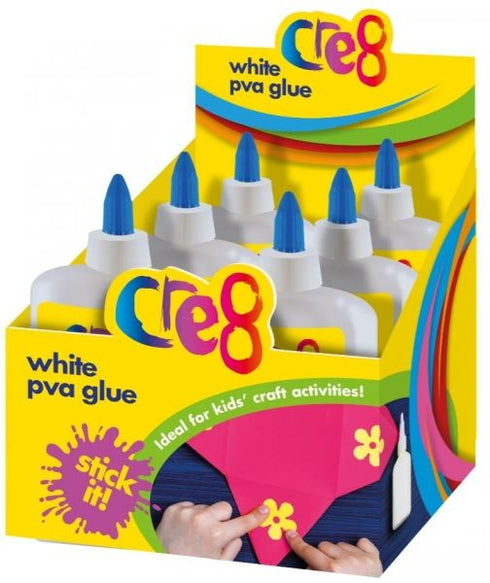 KIDS CREATE WHITE PVA CRAFT GLUE 250ML. P2913 GLVV
