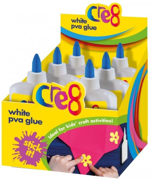 KIDS CREATE WHITE PVA CRAFT GLUE 250ML. P2913 GLVV
