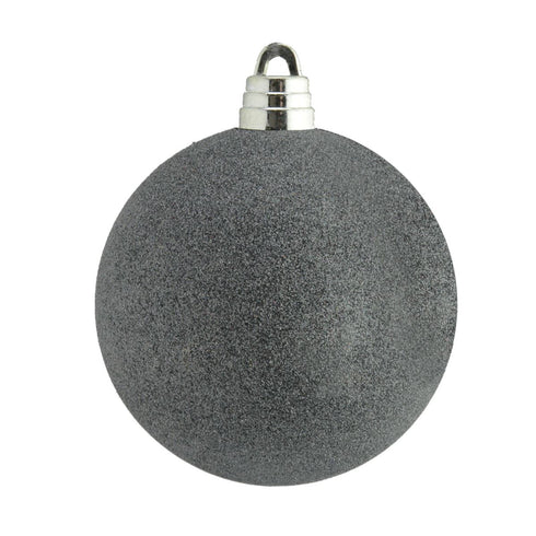 GIANT GRAPHITE GLITTER BAUBLE 150MM. DP55897
