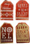 20 PACK FOIL CRAFT TAGS. X-20262-GT