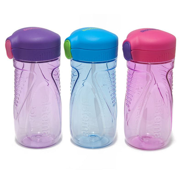 SISTEMA QUICK FLIP TRITAN BOTTLE ASSORTED COLOURS 520 ML. SIS620
